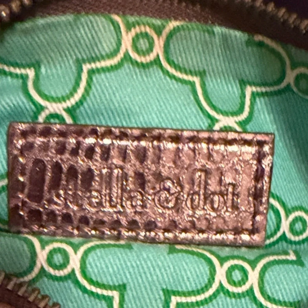 Stella & Dot Metallic Bronze Wristlet